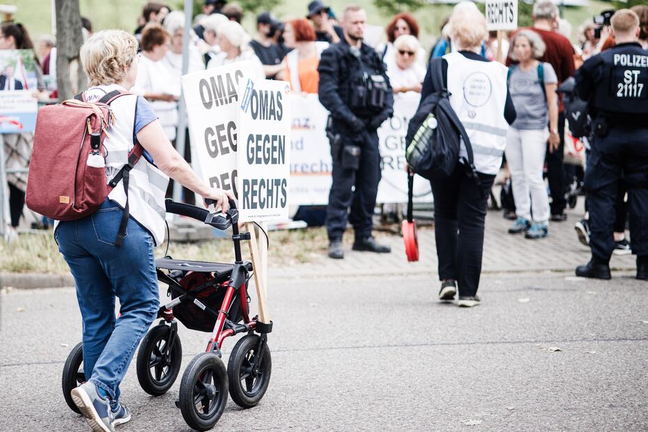 Protestas en Alemania. Foto:EFE/EPA/CLEMENS BILAN