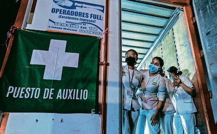 Los socorristas de la Feria de Tultepec