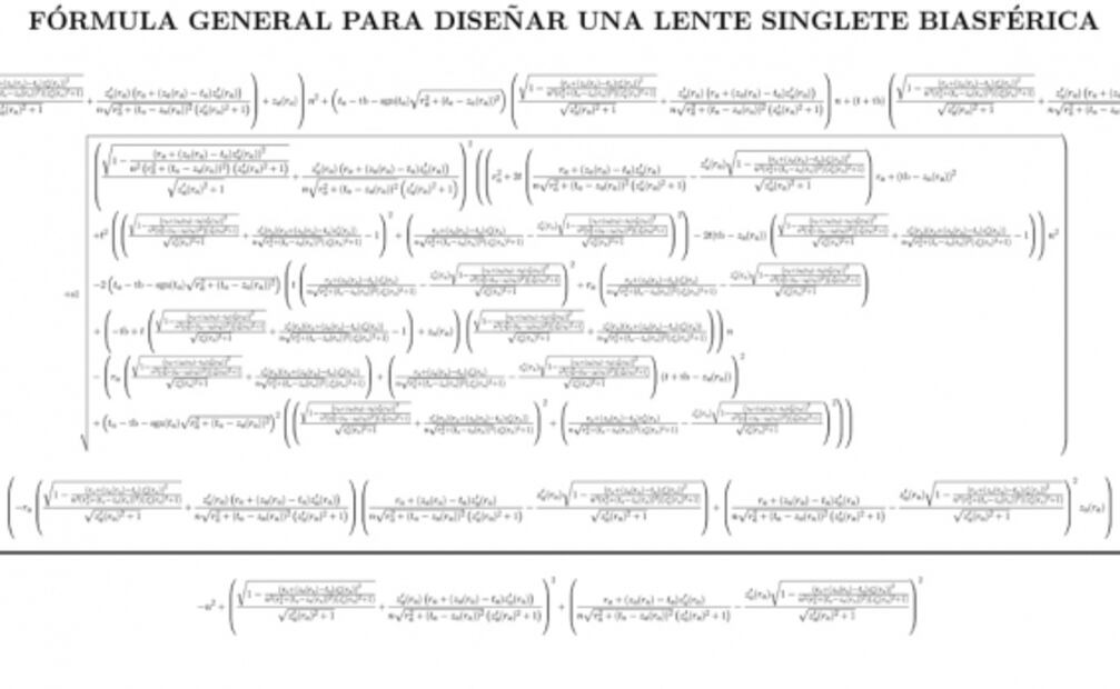Matemático mexicano resuelve problema que revolucionaría el diseño de lentes