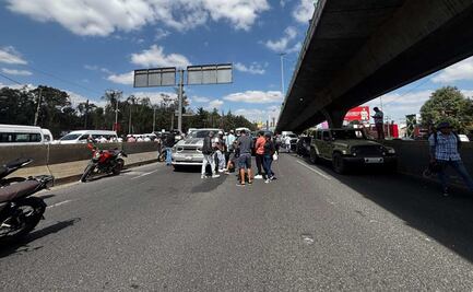 Comerciantes y transportistas del Edomex desquician Periférico Norte; exigen reunión con Claudia Sheinbaum