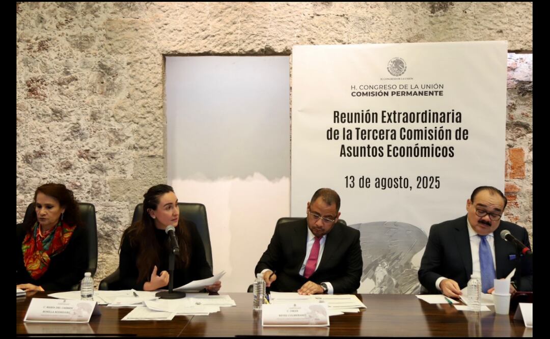 María del Carmen Bonilla Rodríguez compareció ante la Tercera Comisión de Asuntos Económicos de la Comisión Permanente del Congreso de la Unión para su ratificación como subsecretaria de Hacienda y Crédito Público. Foto: @Hacienda_Mexico