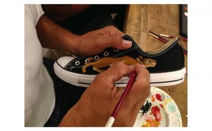 Unique sneakers from Oaxaca come to Mexico City