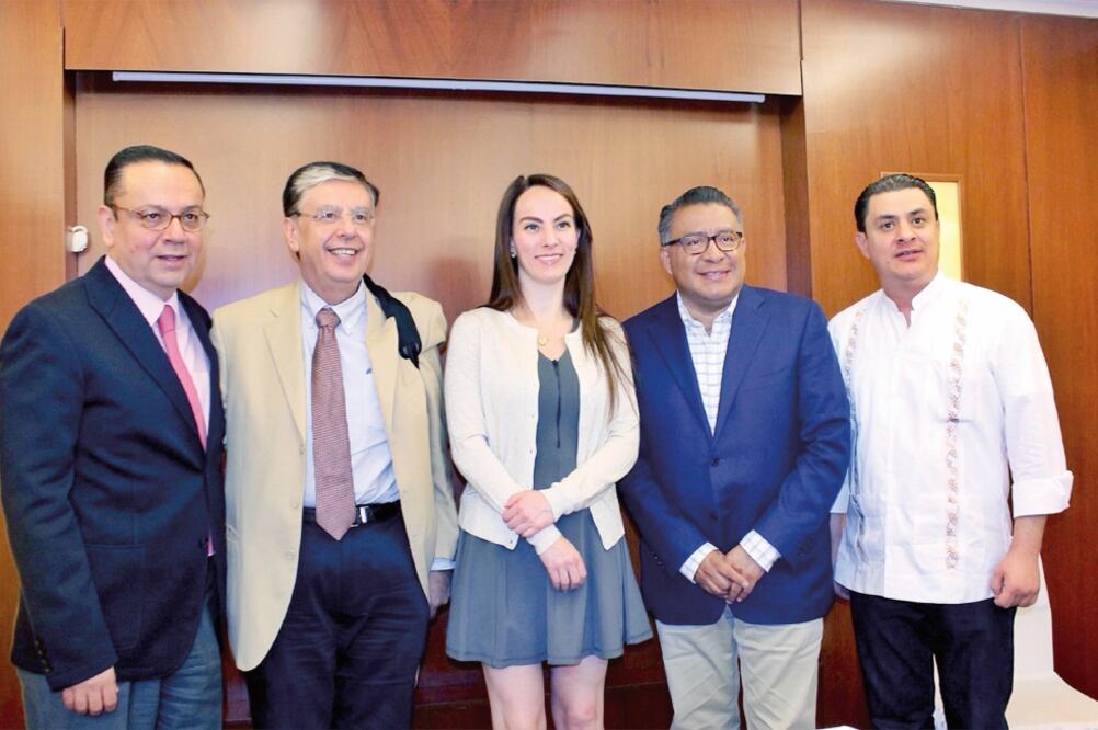 Germán Martínez, Jaime Cárdenas, Gabriela Cuevas, Horacio Duarte y José María Martínez, asesores de AMLO. (ESPECIAL)