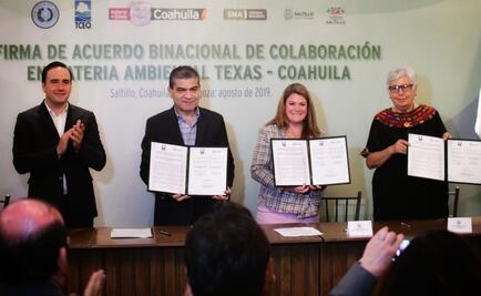 Coahuila y Texas coordinan esfuerzos para cuidado de ecosistemas en la frontera
