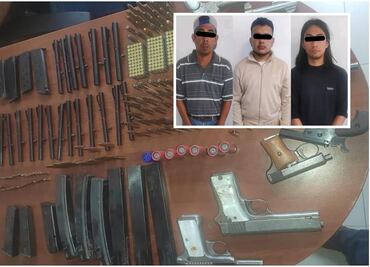 Detienen a fabricantes de armas hechizas en Ecatepec