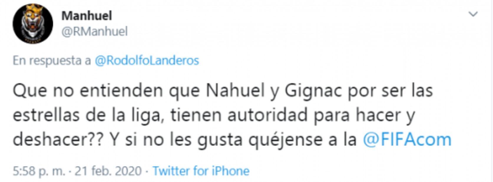 Aficionados se preguntan ¿Por qué a Nahuel no y a Ponce sí lo investigan?