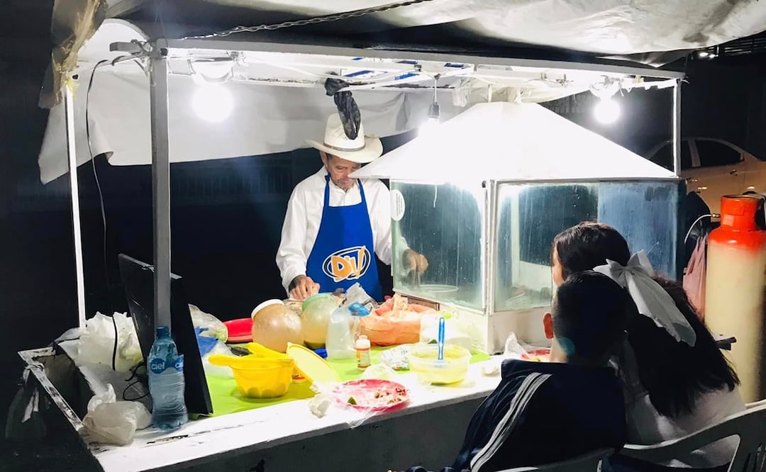 Don Churras, taquero de Culiacán. Foto: Ly Ly Beltrán / Facebook