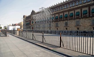 Cercan el Zócalo por aniversario de la 4T