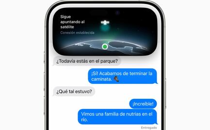 Mensajes vía satélite, la nueva función para iPhone en México