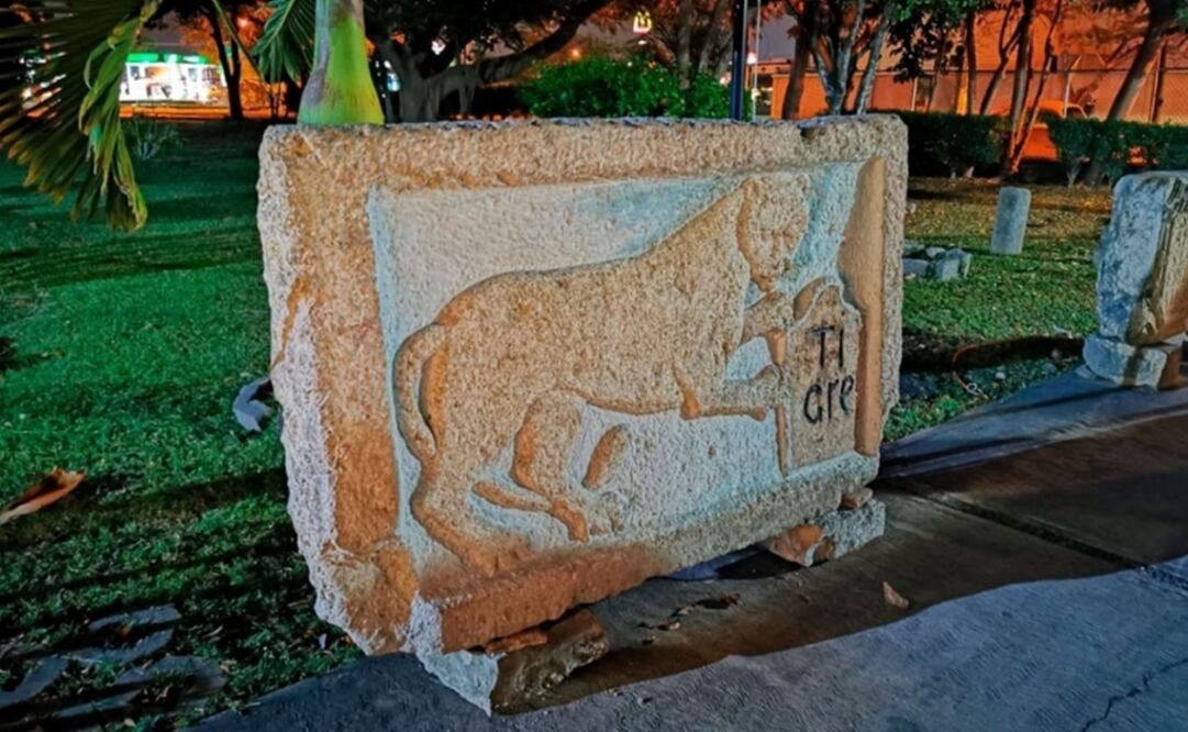 The monolith dates from 1638 - Photo: Taken from INAH's website