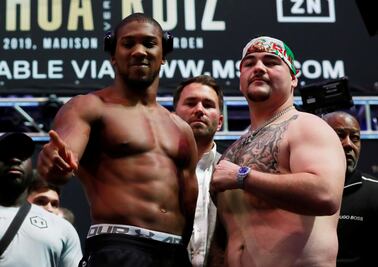 Andy Ruiz adelantó triunfo histórico ante Anthony Joshua