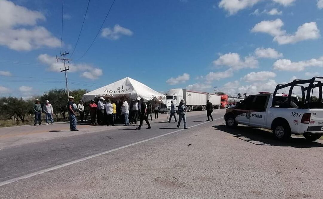 Reportan dos bloqueos de productores de sorgo en carreteras de Tamaulipas. Foto: especial