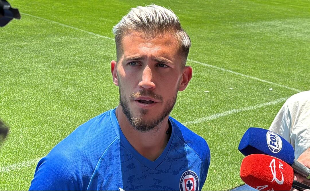 Piovi, ilusionado con hacer historia con Cruz Azul / Foto: Edgar Enríquez-El Universal
