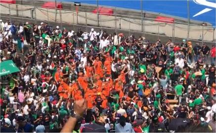 VIDEO: ¡No era penal! Aficionados mexicanos y holandeses se enfrentaron en el Gran Premio de México
