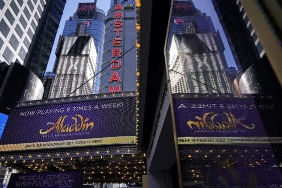A un día de anular presentaciones por brote de Covid-19, Aladdin vuelve a Broadway