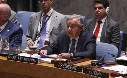 Guterres pide "a todas las partes" que "dejen de combatir" en Medio Oriente; pide a países miembros respetar sus obligaciones