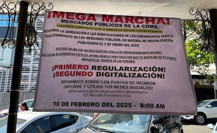 Megamarcha CDMX: Comerciantes de mercados públicos bloquearán 14 puntos de la capital; ¿Dónde y a qué hora saldrán? 