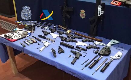 España desmantela taller de armas de fuego hechas con impresora 3D