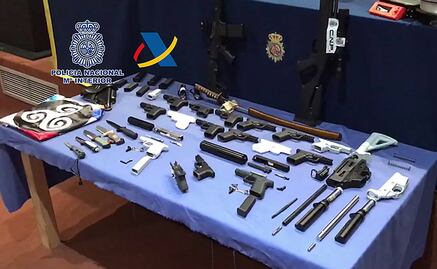 España desmantela taller de armas de fuego hechas con impresora 3D