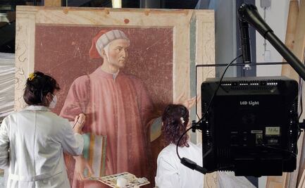 "Rejuvenece" el rostro de Dante Alighieri tras restauración de su retrato más famoso
