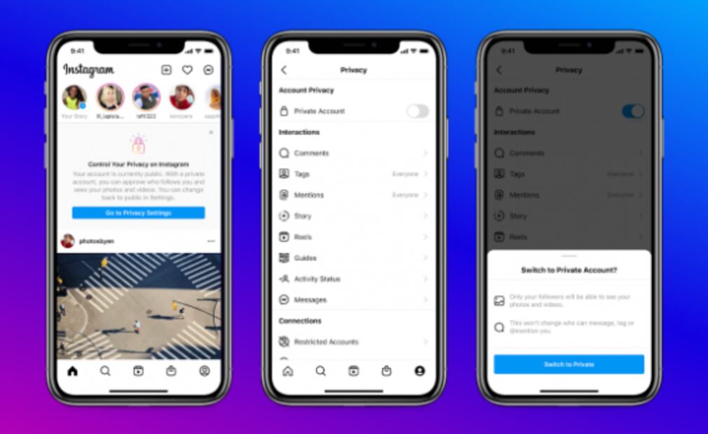 Nuevas medidas en Instagram para proteger a los menores