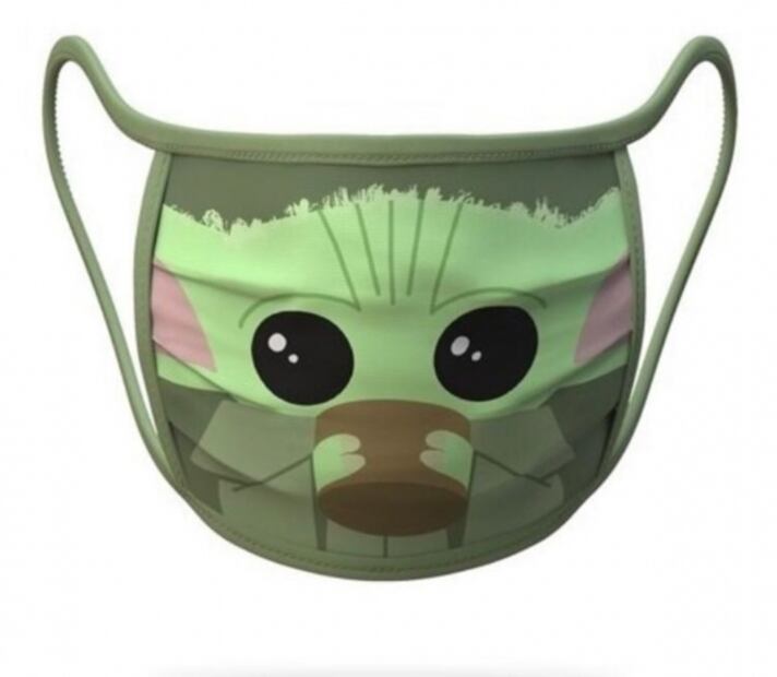 Así es el cubrebocas de Baby Yoda que todos quieren