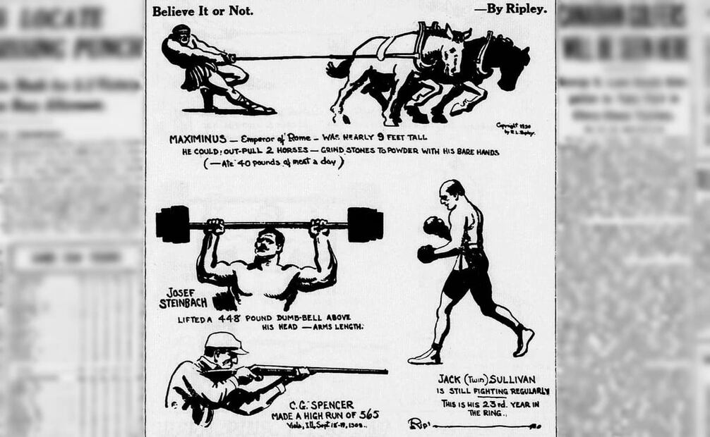 “Believe It or Not” de 1920. Por esos años, los lectores estadounidenses tenían “gustos de la Era Jazz” y estaban interesados en modelos novedosos de periodismo, caricaturas, sátiras y fotografías Foto: Evening Star/ESPECIAL/Library of Congress.