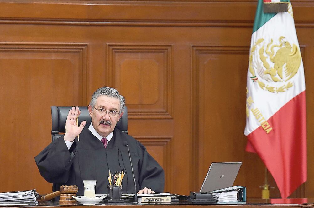 Luis María Aguilar Morales, ministro de la SCJN presenta su renuncia al cargo. Foto: EL UNIVERSAL