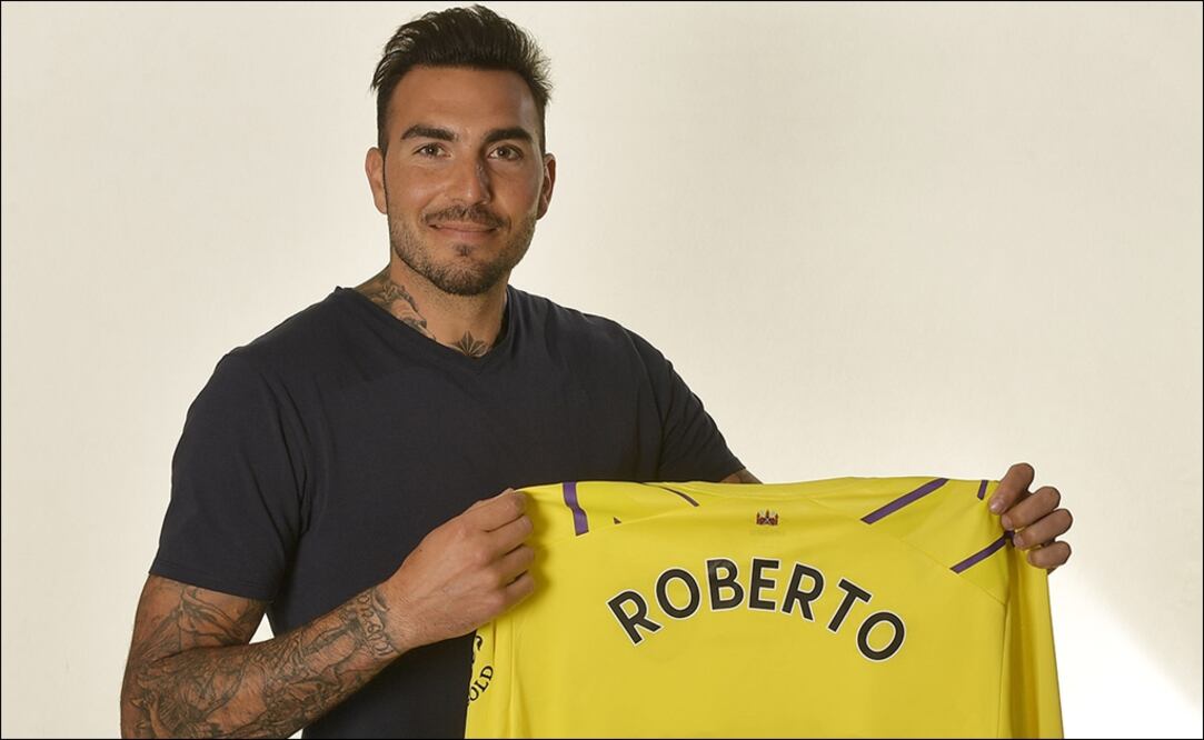 Roberto Jiménez nuevo jugador del West Ham. Foto: www.whufc.com