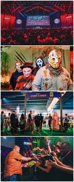 La CCXP de Brasil reúne a los intérpretes cerca de los fanáticos del cine y la cultura popular. Foto: CCXP