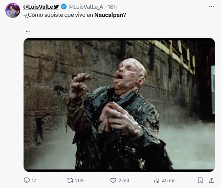 Los mejores memes de la espuma tóxica en Naucalpan. Foto: Redes Sociales