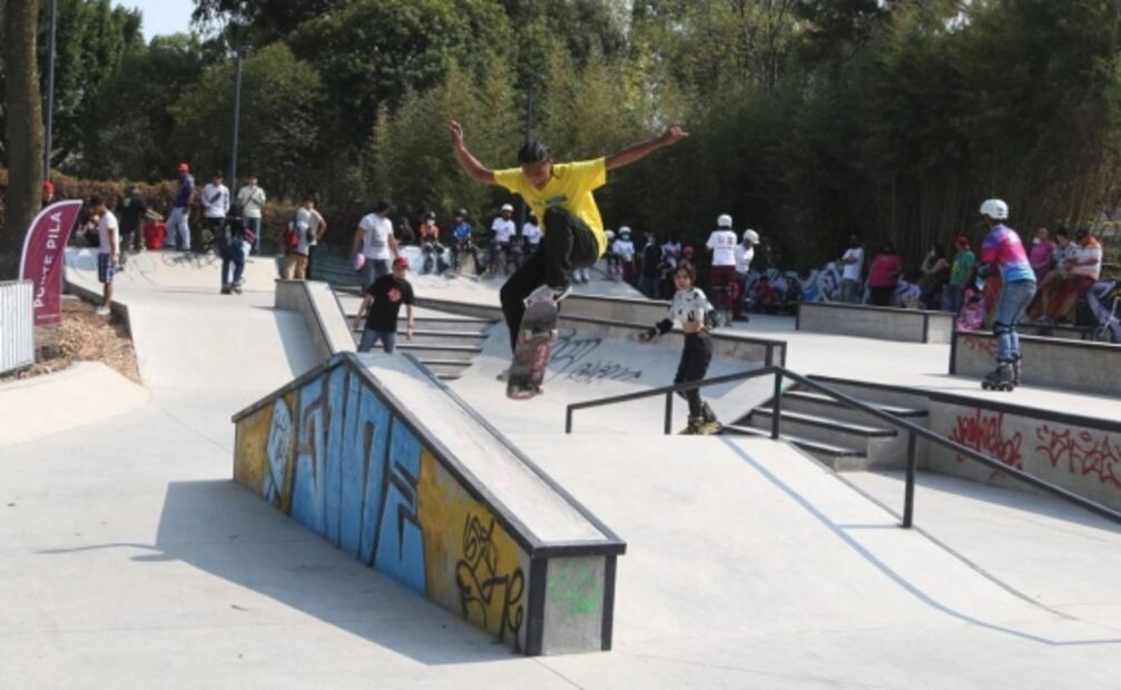 Con pakour y skateboarding, Sheinbaum encabeza Primer Festival de Cultura Urbana en Bosque de Chapultepec