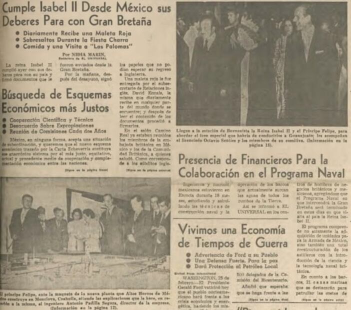 Cuando la reina Isabel II paseó en el mercado y bailó  "La Cucaracha" en México 