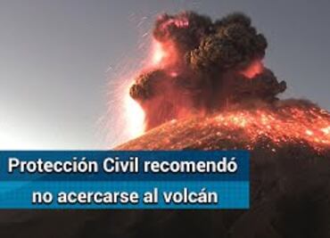 Así se vio la explosión del Popocatépetl; generó fumarola de 3 kilómetros