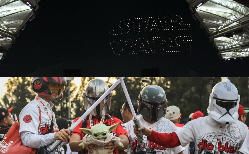 Por segundo año consecutivo los escarlatas celebran el día de Star Wars en su estadio | FOTOS: @diablosrojosmx