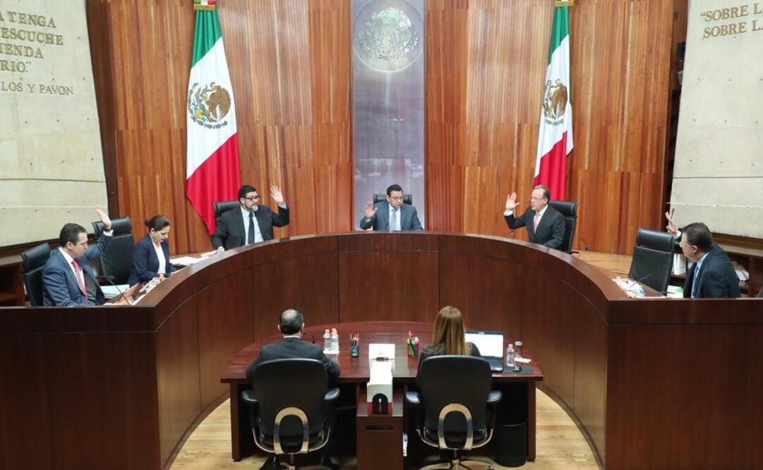 Sesión del Tribunal Electoral del Poder Judicial de la Federación. Foto: Especial 