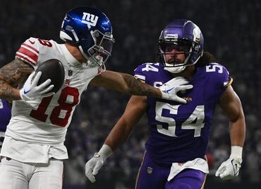 Los Giants eliminan a los Vikings en Minnesota; serán rivales de los Eagles en la ronda divisional