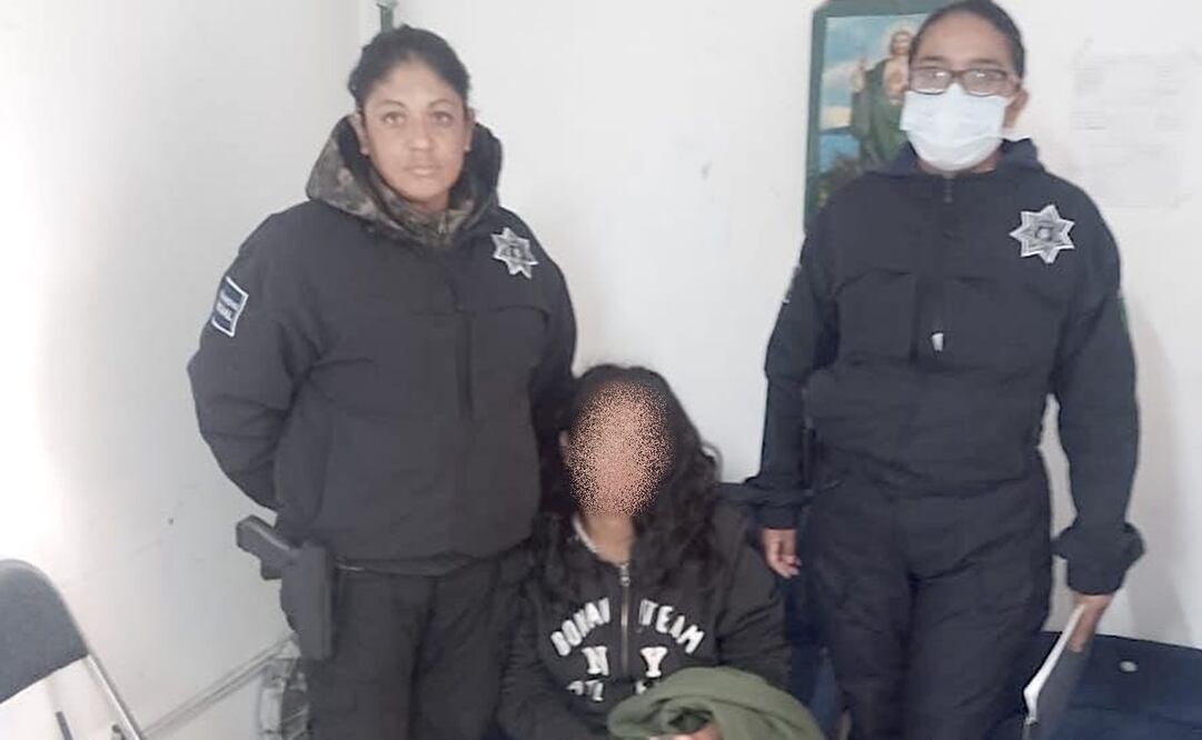 La mujer de 24 años de edad deambulaba por la colonia Altavilla cuando fue encontrada y auxiliada por la Célula Violeta. Foto: Especial 
