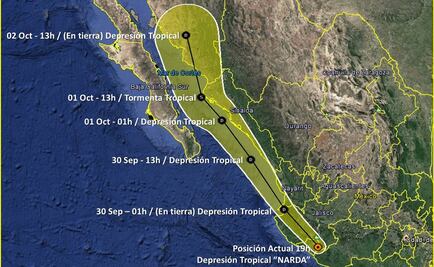 Por “Narda”, suspenden clases en 7 municipios de Sinaloa