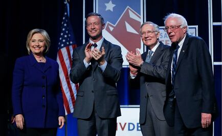 Clinton y Sanders, a la cabeza para primarias de EU