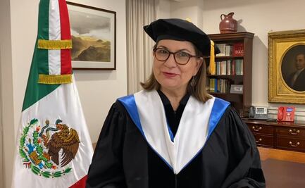 Martha Bárcena, embajadora de México en EU, recibe doctorado honoris causa