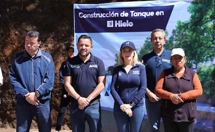 Gobierno de Huixquilucan construye tanque de almacenamiento de agua potable en comunidad de "El Hielo"