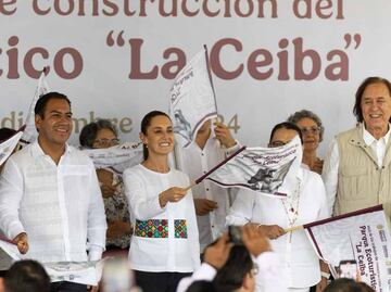 Ante violencia en Chiapas, gobernador agradece apoyo de Sheinbaum; arraca construcción de Parque Ecoturístico