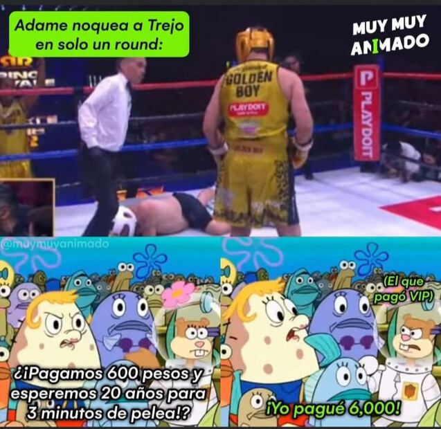 Memes de la pelea entre Alfredo Adame y Carlos Trejo. Foto: Facebook