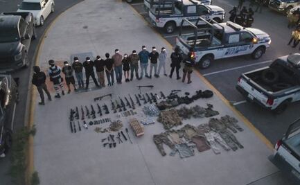 Desarticulan presunta célula criminal en Ojinaga, Chihuahua; arrestan a 11, entre ellos un menor de edad