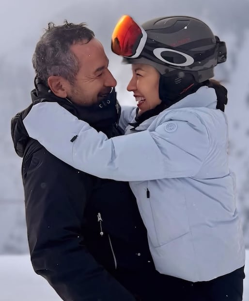 Ingrid Coronado y su pareja, el empresario y escritor Germán Bricio.