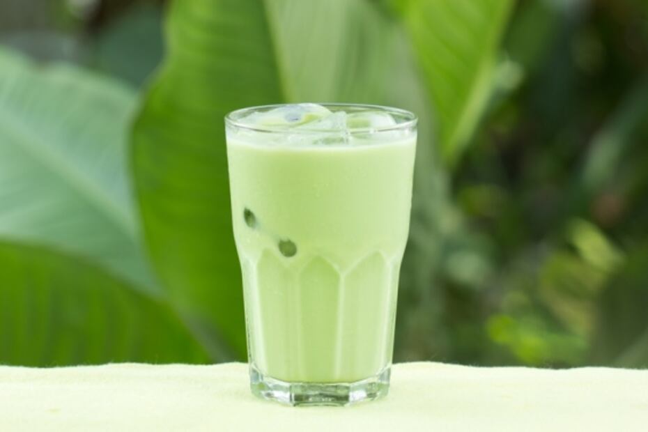 Un delicioso matcha frío