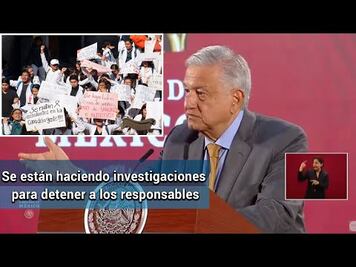 Crímenes muestran grado de descomposición al que se llegó por política neoliberal: AMLO