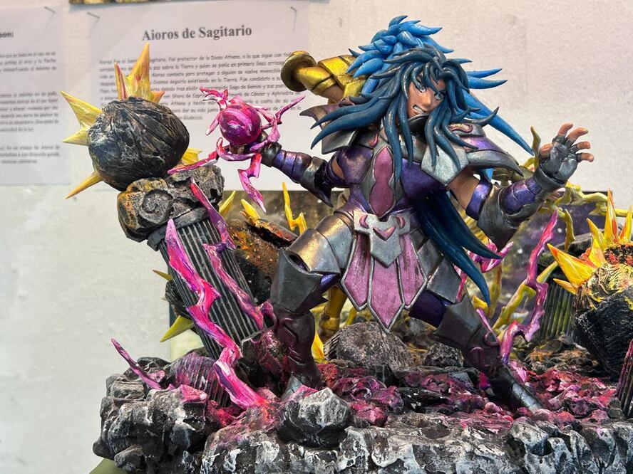 El Metro de la Ciudad de México presenta la exposición “Los Caballeros del Zodiaco”.  (Foto: especial)