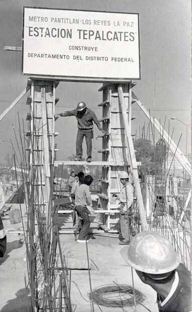 La estación Tepalcates, entre Canal de San Juan y Guelatao, es la primera estación de la Línea 1 que se encuentra en territorio mexiquense. Foto: Arturo Ramírez/EL UNIVERSAL.